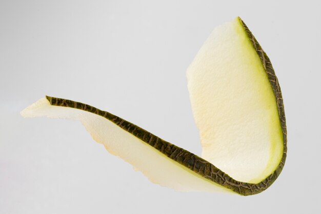 Minimale Sicht auf die Schale der Melone
