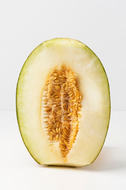 Kostenloses Foto minimaler blick auf melone