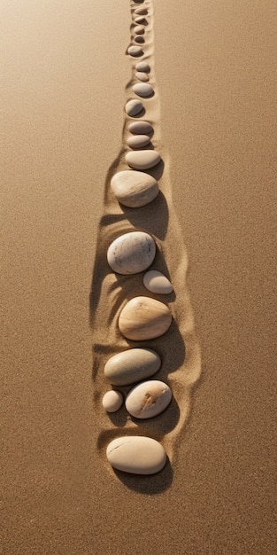 Kostenloses Foto minimalistischer zen-stein-hintergrund
