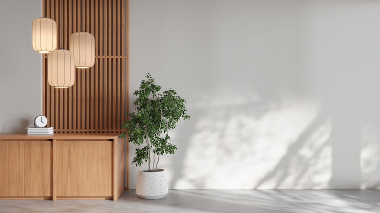 Kostenlose Foto minimalistisches innendesign