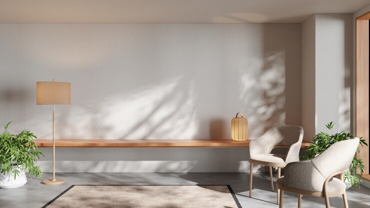 Kostenlose Foto minimalistisches innendesign