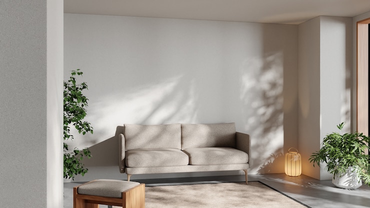 Kostenlose Foto minimalistisches innendesign