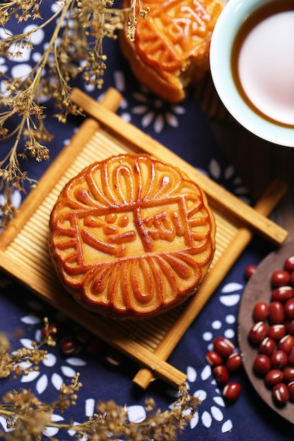 Kostenloses Foto mitte herbst mondkuchen