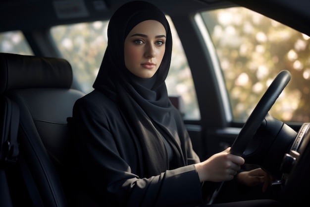 Mittlerer Schuss islamischer Lebensstil der Frau