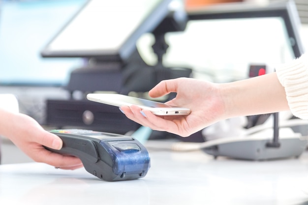Mobile Zahlungen, mobile Scanning-Zahlungen, von Angesicht zu Angesicht Zahlungen,