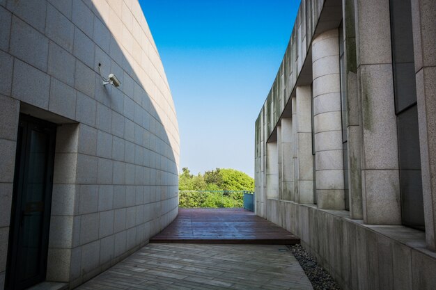 Moderne Architektur Gebäude Blaue Himmel