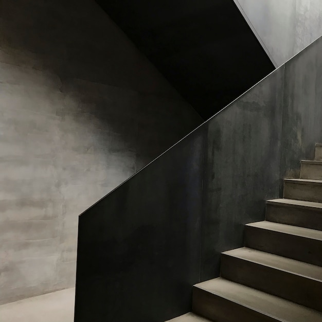 Moderne Betontreppe