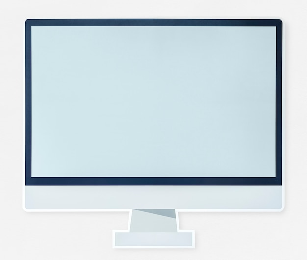 Moderne Computermonitorikone lokalisiert