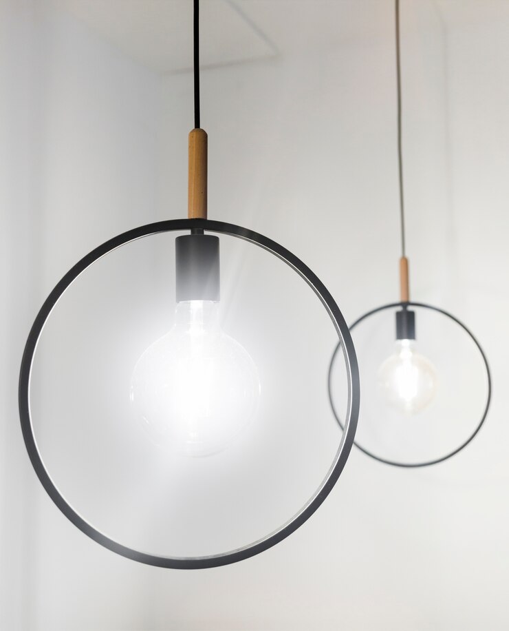 Kostenlose Foto moderne dekorative lampen