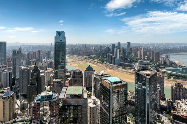 Moderne metropole skyline, chongqing, china,