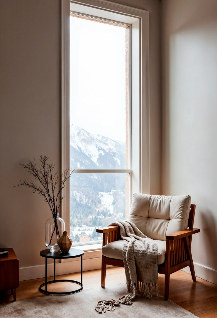 Moderne und saubere Innenarchitektur