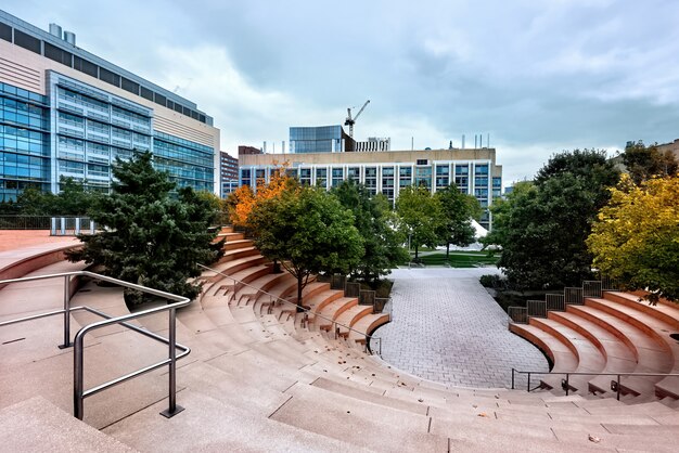 Modernes Amphitheater in den USA