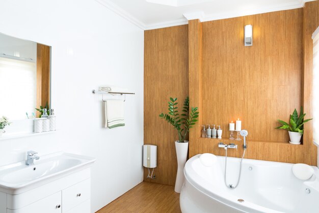 Modernes Haus Badezimmer Interieur