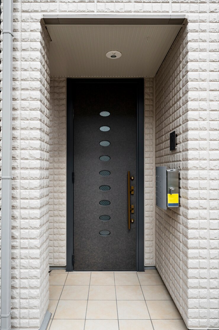 Kostenlose Foto modernes hauseingangs-japan-gebäude