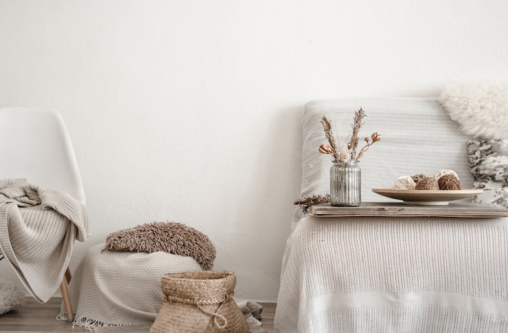 Kostenlose Foto modernes interieur mit haushaltsgegenständen
