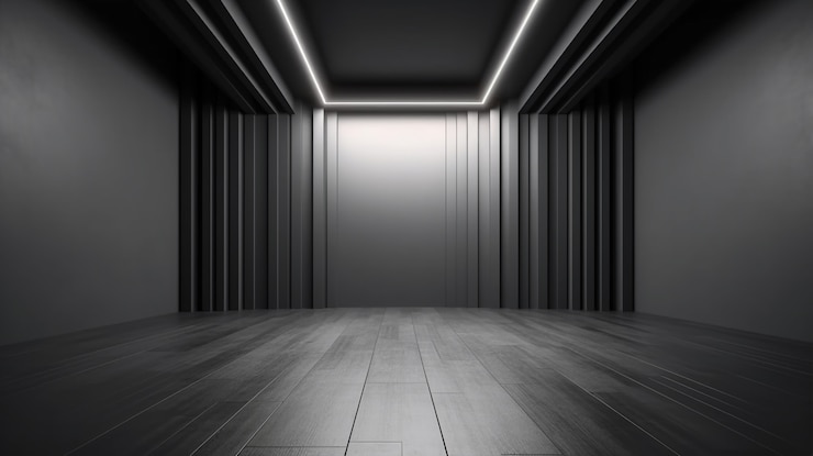 Kostenlose Foto modernes und leeres zimmer