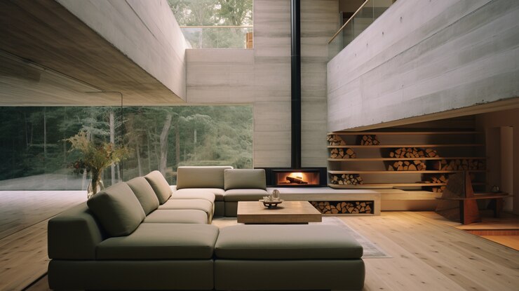 Modernes Wohnzimmer Innenarchitektur