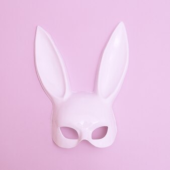 Modische kaninchenmaske. gosplay clubbing hipster-style