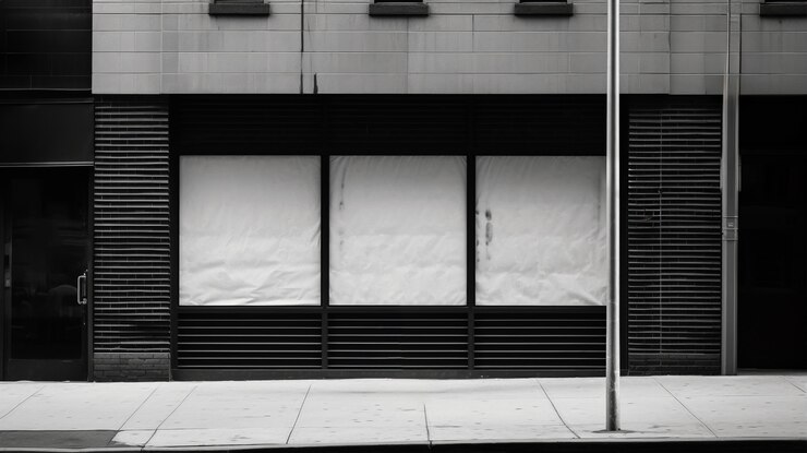 Kostenlose Foto monochromatische städtische minimallandschaft