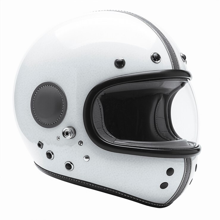 Kostenlose Foto motorradhelm im studio