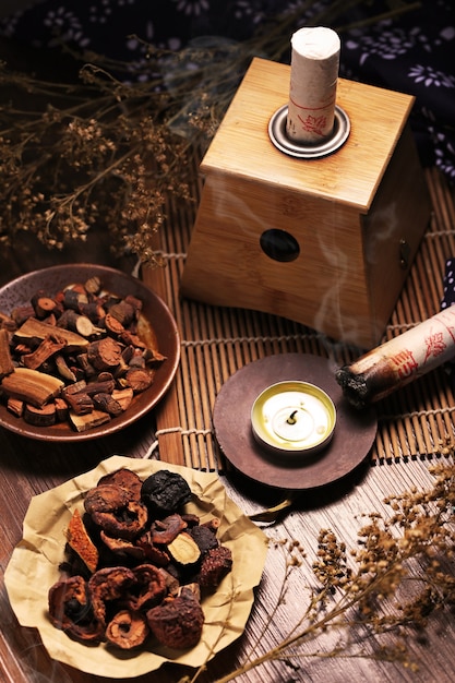 Moxibustion Chinesische Medizin