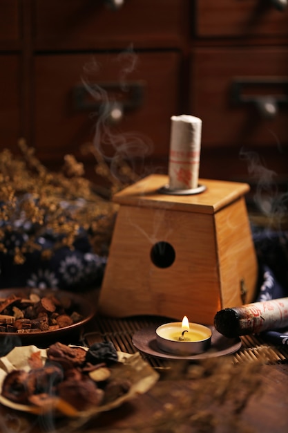 Moxibustion Chinesische Medizin