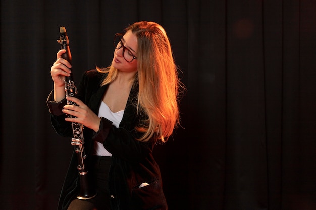 Musiker feiert Jazz Day Event