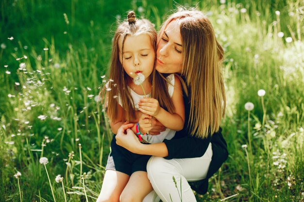 Mutter mit Tochter