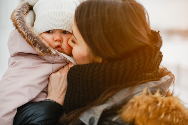 Mutter mit Tochter