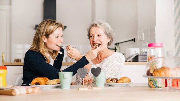 Muttertag Konzept mit Frühstück