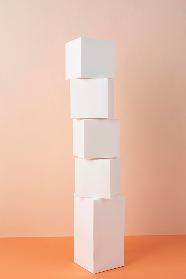 Kostenlose Foto nachhaltigkeitskonzept mit leeren geometrischen formen