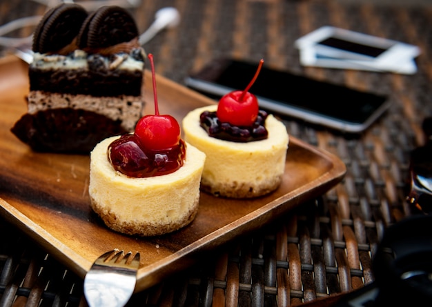 Nachtisch-süßer Kuchen geschmackvolle Bäckerei weich