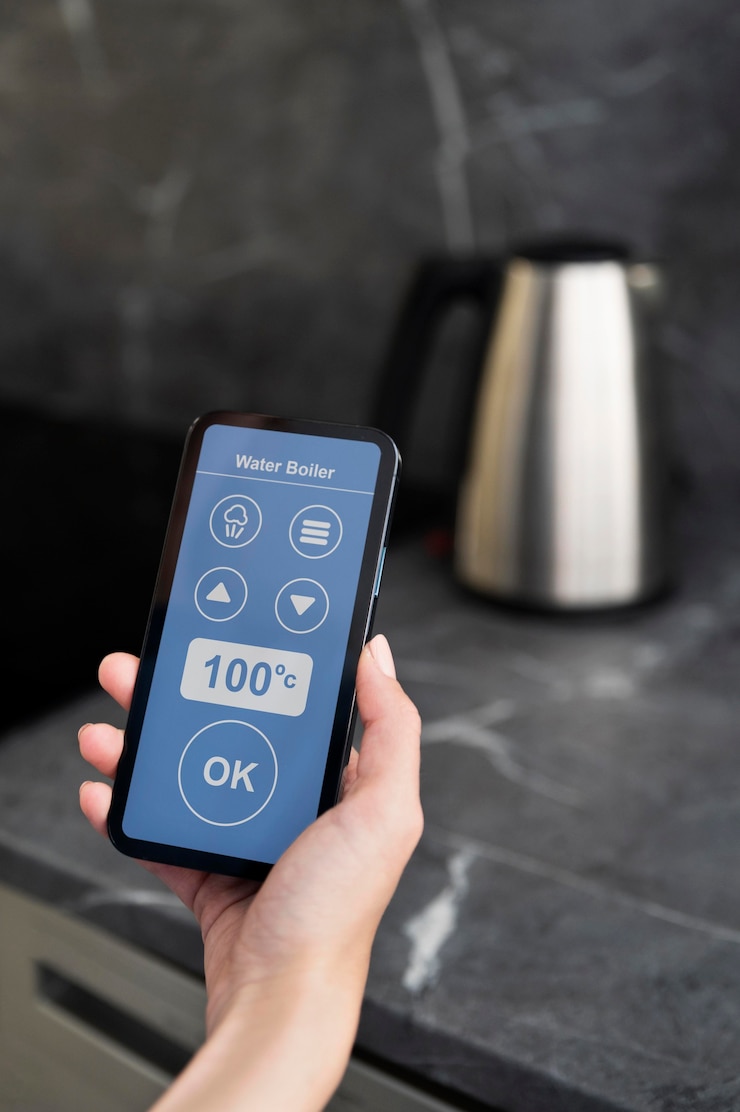 Kostenlose Foto nahaufnahme der hände, die smartphone halten