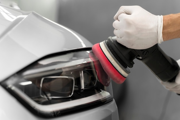 Nahaufnahme des Autopflegeprozesses