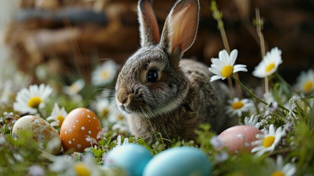 Nahaufnahme des Osterhäschens