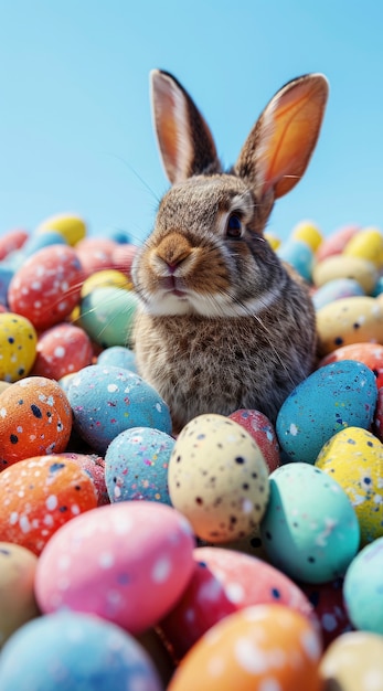 Kostenloses Foto nahaufnahme des osterhäschens