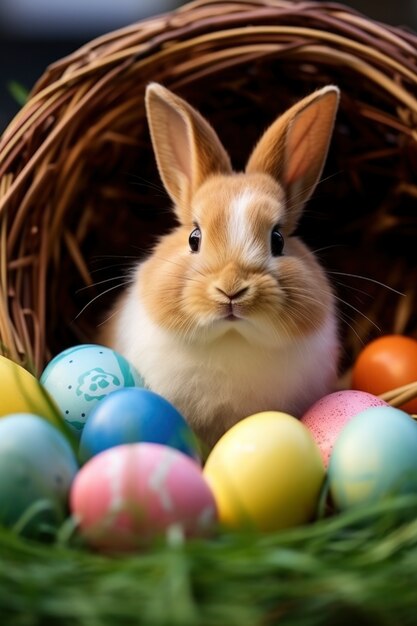 Kostenloses Foto nahaufnahme des osterhäschens