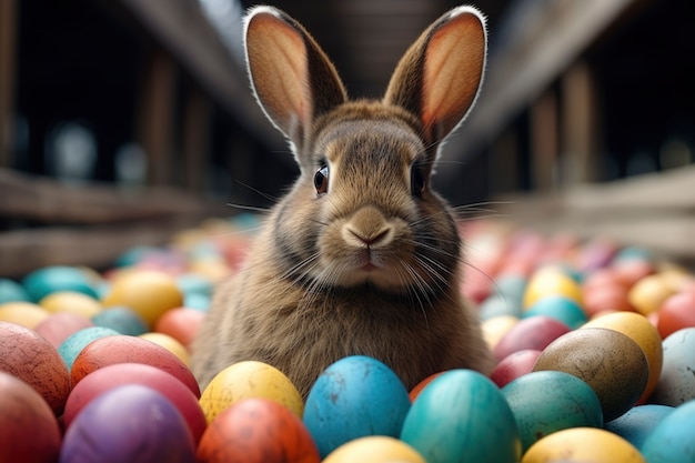 Kostenloses Foto nahaufnahme des osterhäschens