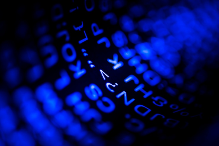 Kostenlose Foto nahaufnahme des programmiercodes und der sprache