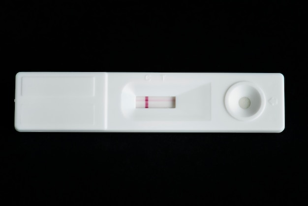 Nahaufnahme des schwangeren Tests