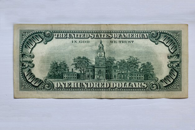 Nahaufnahme einer Dollarbanknote