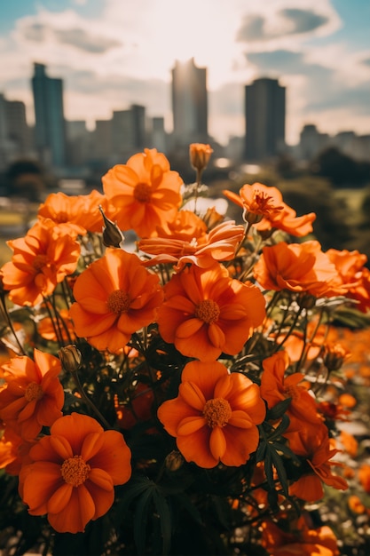 Kostenloses Foto nahaufnahme eines blumenstraußes