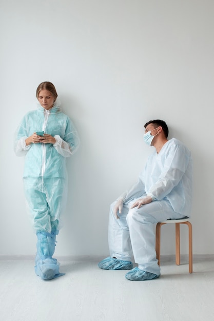 Nahaufnahme von Gesundheitspersonal