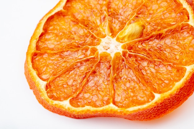 Nahaufnahme von getrockneten Orangenscheiben