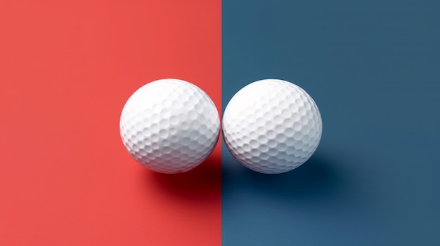 Kostenloses Foto nahaufnahme von golfbällen