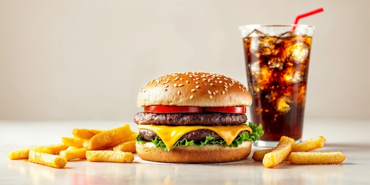 Kostenlose Foto nahaufnahme von köstlichem fastfood