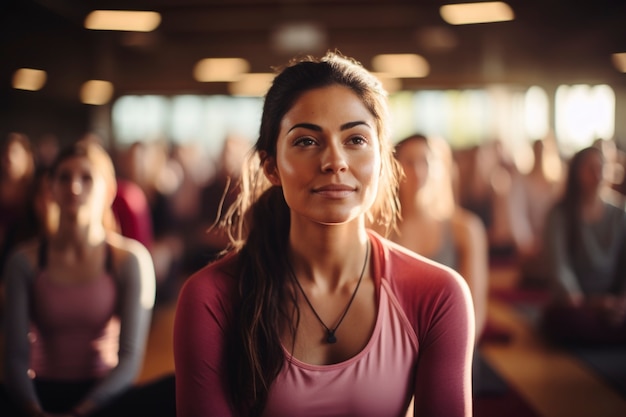 Kostenloses Foto nahaufnahme von menschen, die drinnen yoga machen