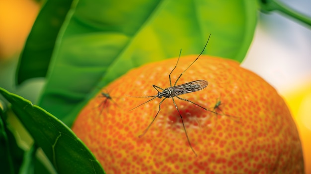 Kostenloses Foto nahaufnahme von mücken in der natur