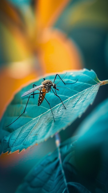 Kostenloses Foto nahaufnahme von mücken in der natur