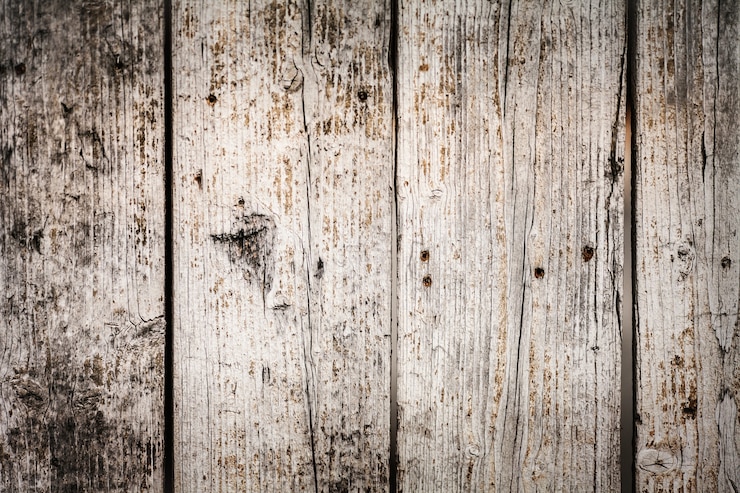 Kostenlose Foto nahaufnahme von weißen holzbrettern